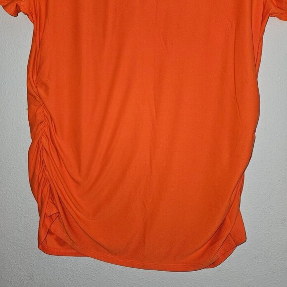NWT Stay Spooky Women's Maternity Halloween Tee Orange Black XL 16-18 Time & Tru - Picture 5 of 6